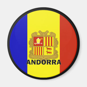 Imã Bandeira da qualidade de Andorra Roundel