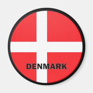 Imã Bandeira da qualidade de Dinamarca Roundel