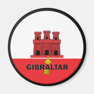 Imã Bandeira da qualidade de Gibraltar Roundel