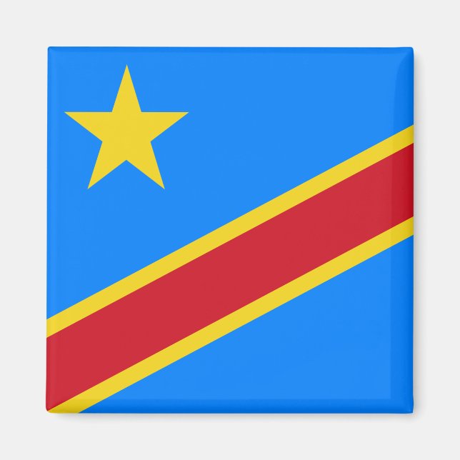 Imã Bandeira da RDC (República Democrática do Congo) (Frente)
