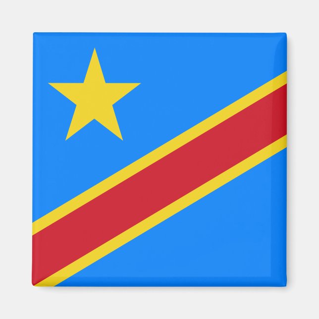 Imã Bandeira da República Democrática do Congo (Frente)