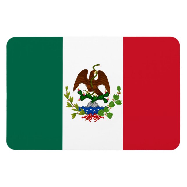 Ímã Bandeira da República Mexicana: 1824-1835, Papais  (Horizontal)