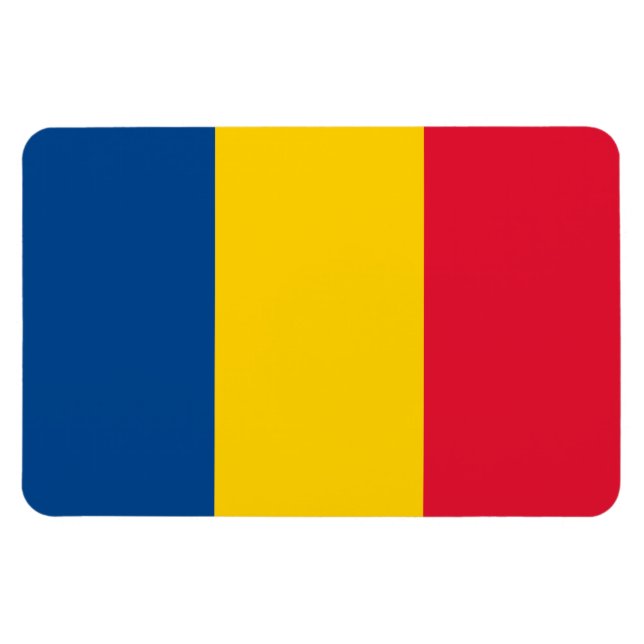 Ímã Bandeira da Romênia (Horizontal)