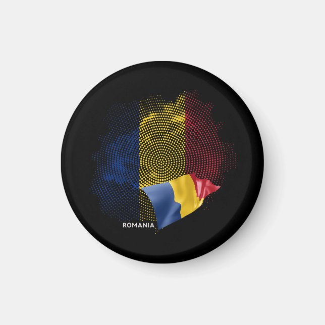Imã bandeira da Romênia (Frente)