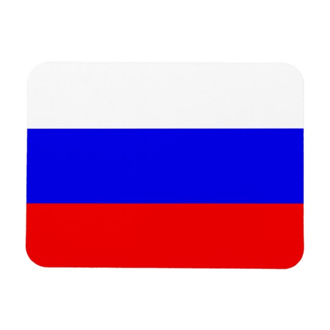 Ímã Bandeira da Rússia (Horizontal)