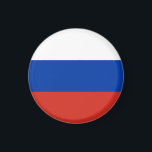 Imã Bandeira da Rússia<br><div class="desc">O Magnet da Bandeira da Rússia. Você pode adicionar seu próprio texto ou gráficos clicando em "personalizar ainda mais"</div>