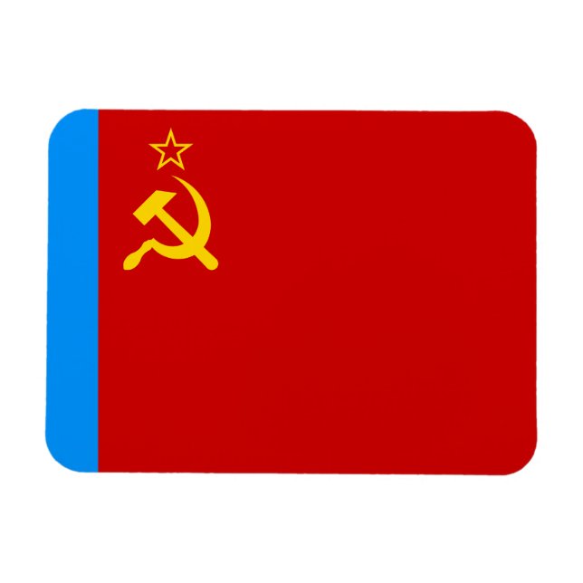 Ímã Bandeira da Rússia Soviética, URSS, CCCP, Comunism (Horizontal)