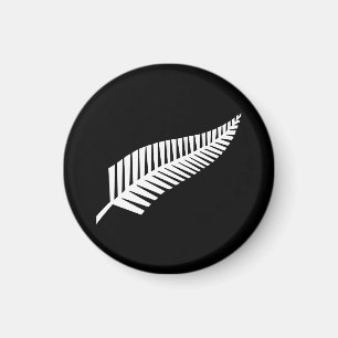 Imã bandeira da samambaia prateada (NZ)