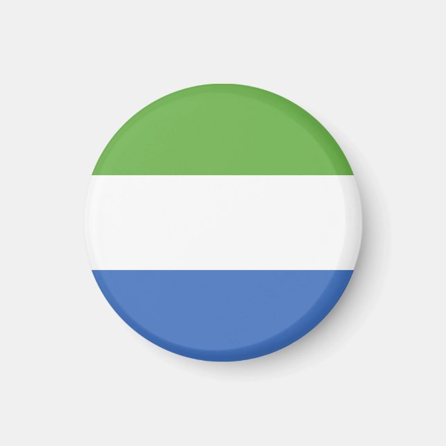 Imã bandeira da Serra Leoa (Frente)