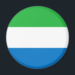 Imã Bandeira da Serra Leoa<br><div class="desc">Bandeira patriótica da Serra Leoa.</div>
