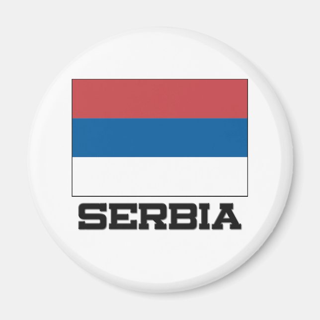 Imã Bandeira da Sérvia (Frente)