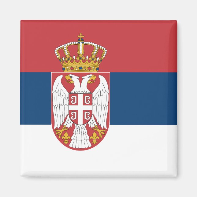 Imã Bandeira da Sérvia (sérvia) (Frente)