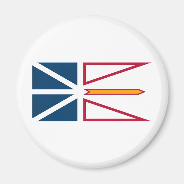 Imã Bandeira da Terra Nova e Labrador (Canadá) (Frente)