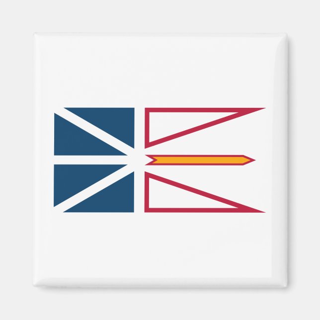 Imã Bandeira da Terra Nova e Labrador (Canadá) (Frente)