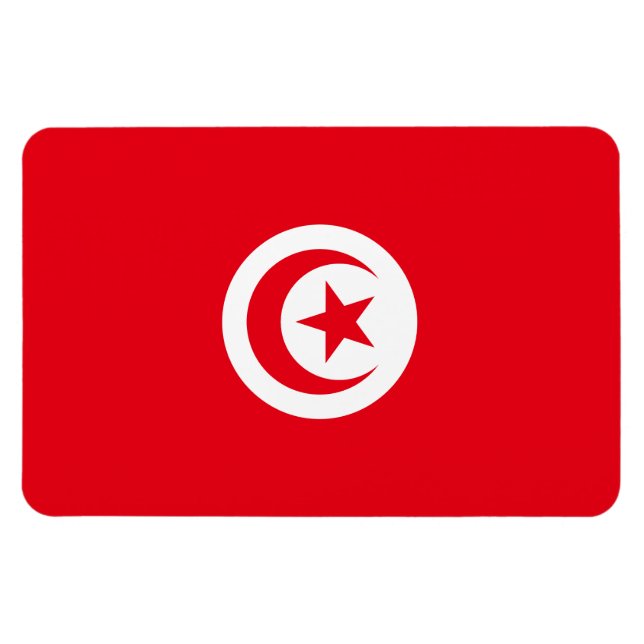 Ímã Bandeira da Tunísia (Horizontal)