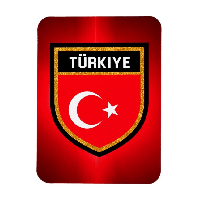Ímã Bandeira da Turquia (Vertical)