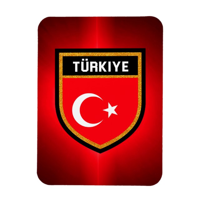 Ímã Bandeira da Turquia (Vertical)