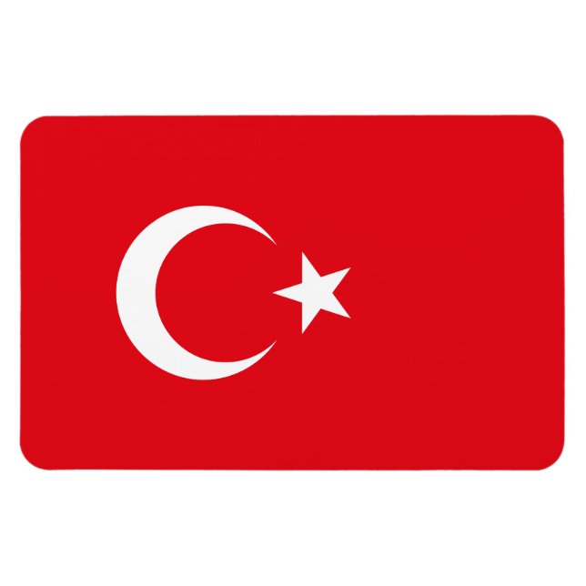 Ímã Bandeira da Turquia (Horizontal)