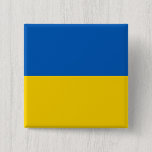 Imã Bandeira da Ucrânia<br><div class="desc">Imagem mínima quadrada de Sinalizador simples na Ucrânia</div>