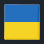 Imã Bandeira da Ucrânia (Ucraniana)<br><div class="desc">Produtos de Sinalizador Mundial Personalizáveis - Sinta-se à vontade para adicionar o seu próprio texto.</div>