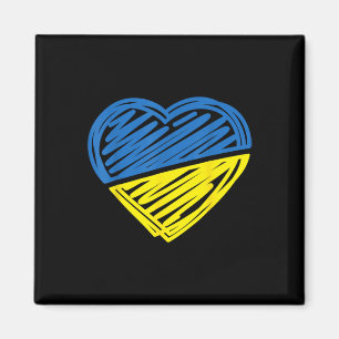 Imã Bandeira da Ucrânia Vintage Orgulho Ucraniano Band