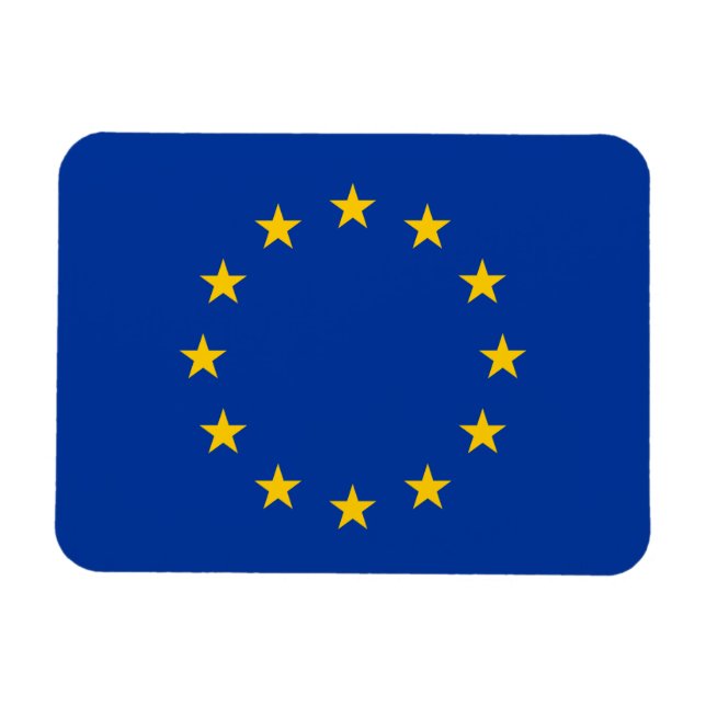 Ímã Bandeira da União Europeia (Horizontal)