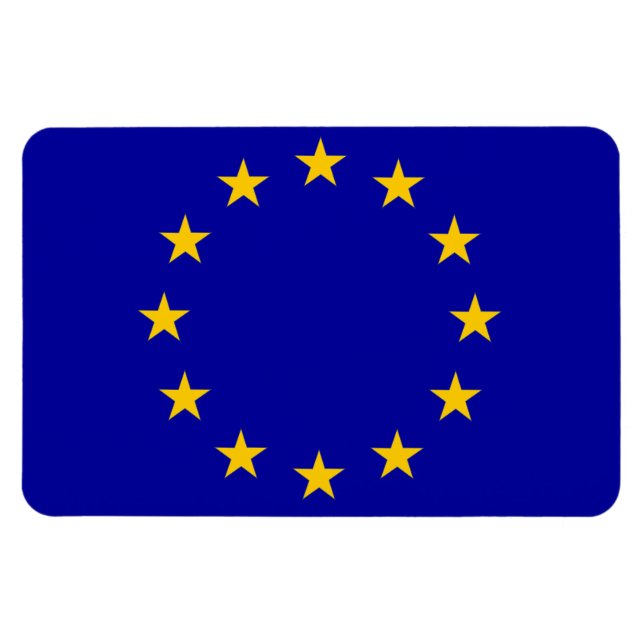 Ímã Bandeira da União Europeia (Horizontal)