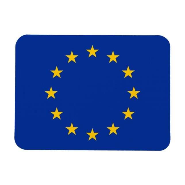 Ímã Bandeira da União Europeia (Horizontal)
