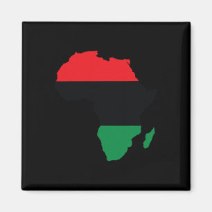 Imã Bandeira da União Pan-Africana Mapa Continente His