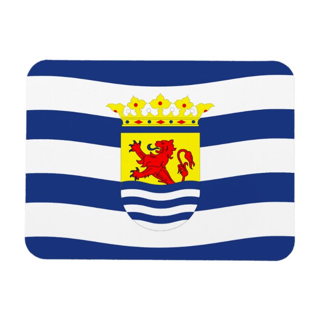 Ímã Bandeira da Zelândia Província dos Países Baixos s (Horizontal)