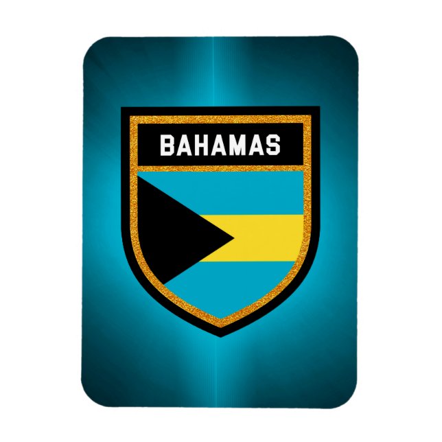 Ímã Bandeira das Bahamas (Vertical)