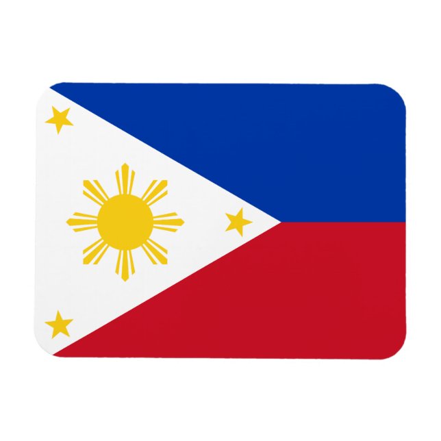 Ímã Bandeira das Filipinas (Horizontal)