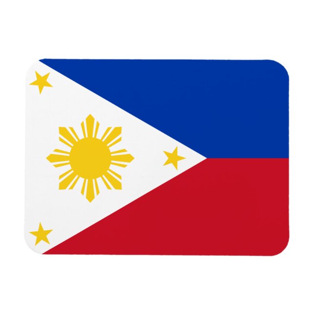 Ímã Bandeira das Filipinas (Horizontal)