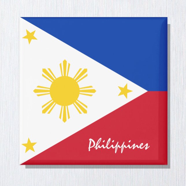 Imã Bandeira das Filipinas e fãs de férias e esporte n (Criador carregado)