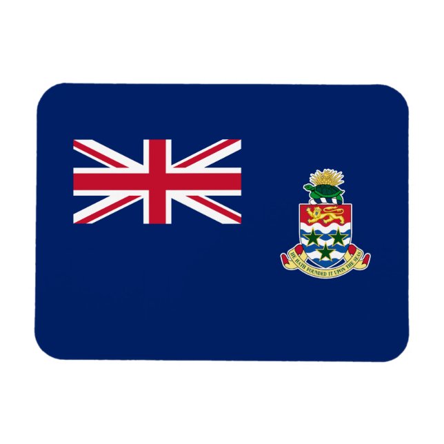 Ímã Bandeira das Ilhas Cayman (Horizontal)