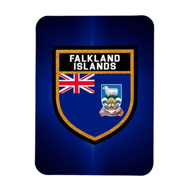Ímã Bandeira das Ilhas Falkland (Vertical)