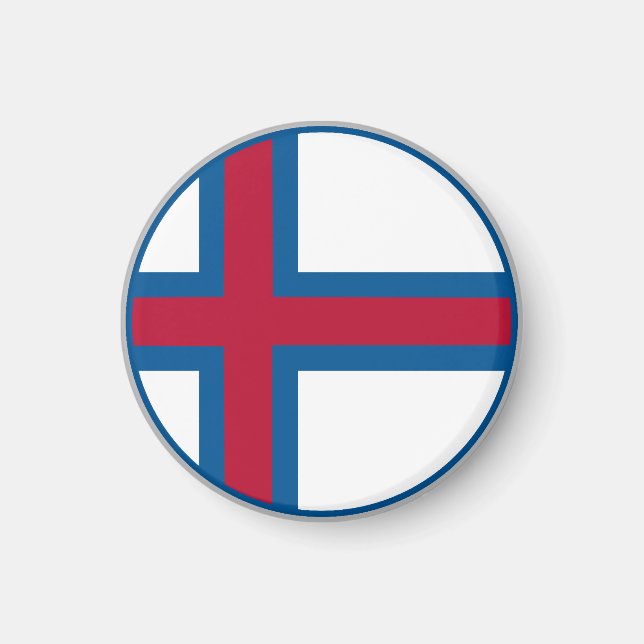 Imã Bandeira das Ilhas Faroé (Frente)