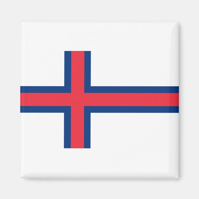 Imã Bandeira das Ilhas Faroé (Frente)