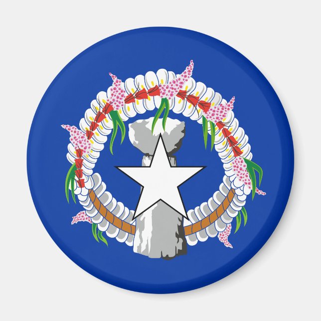 Imã Bandeira das Ilhas Marianas do Norte (Frente)