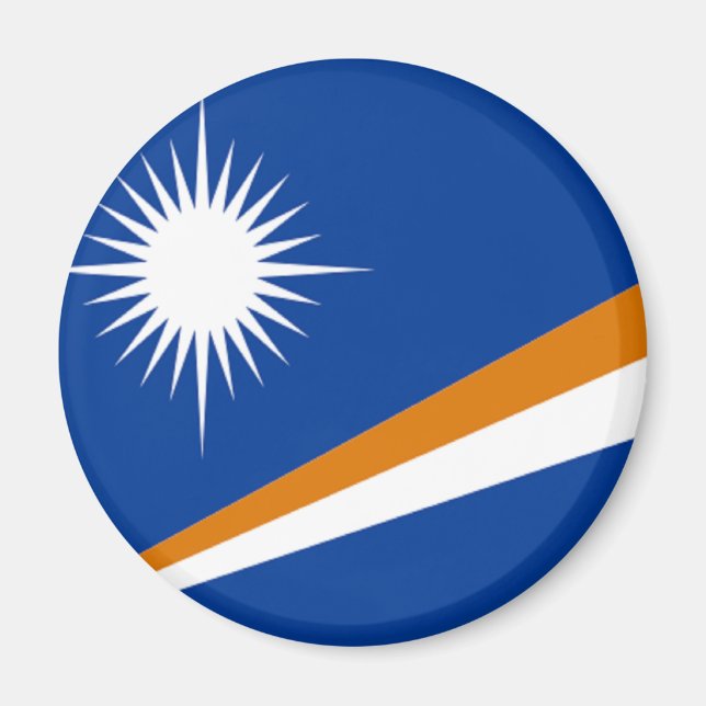 Imã Bandeira das Ilhas Marshall (Frente)