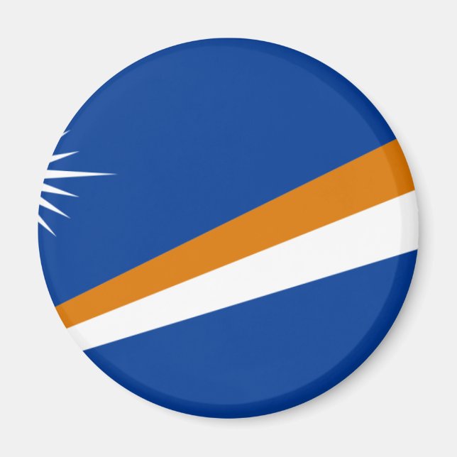 Imã Bandeira das Ilhas Marshall (Frente)