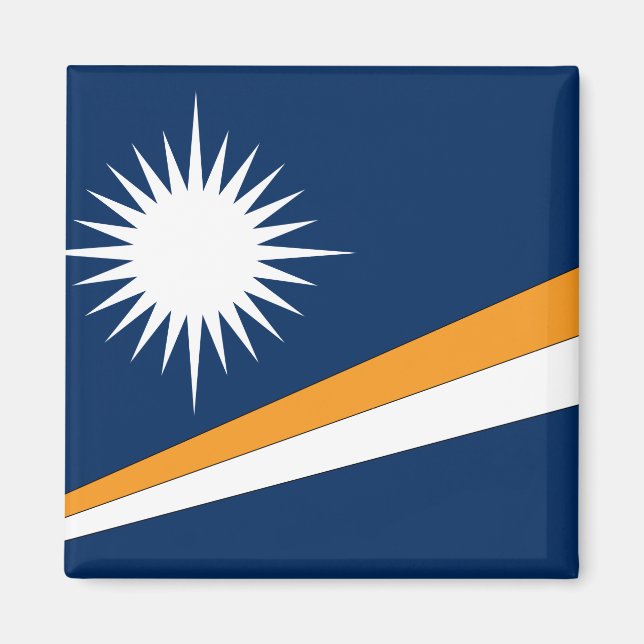 Imã Bandeira das Ilhas Marshall (Frente)
