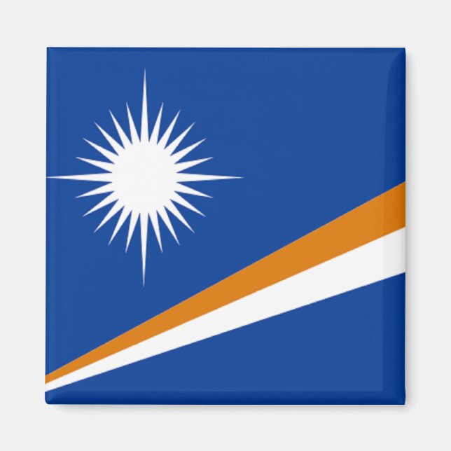 Imã Bandeira das Ilhas Marshall (Frente)
