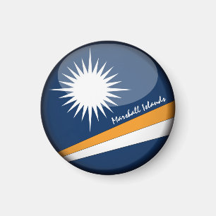 Imã Bandeira das Ilhas Marshall e viagem da Oceania/f