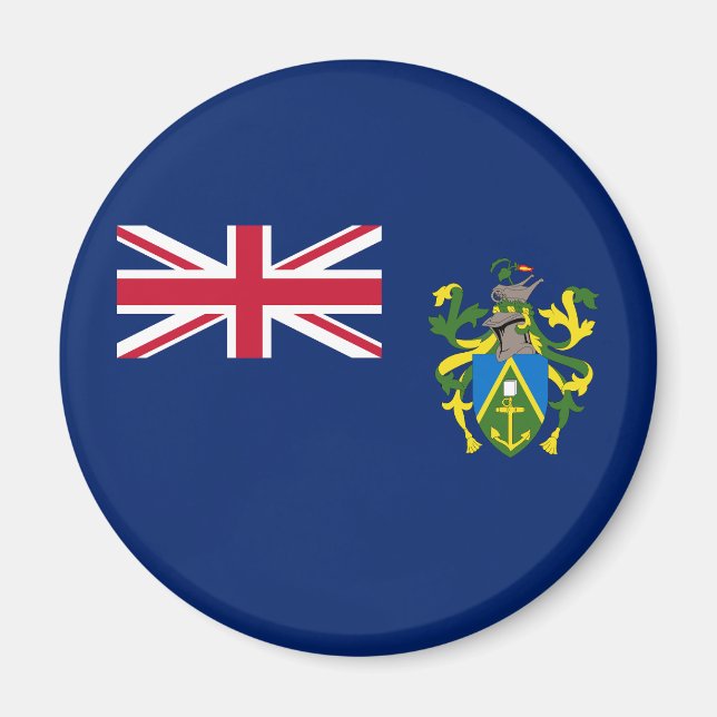 Imã Bandeira das Ilhas Pitcairn (Frente)