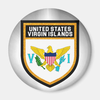 Imã Bandeira das Ilhas Virgens dos Estados Unidos