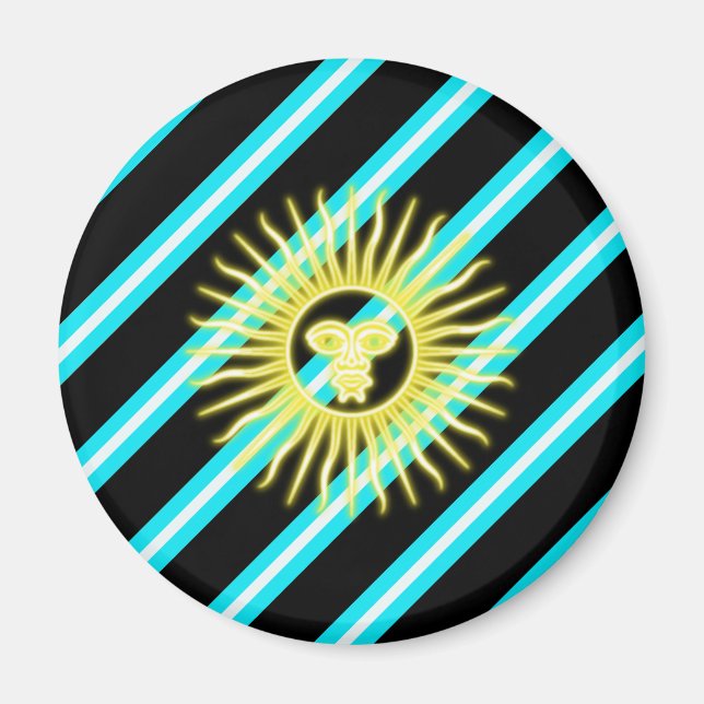 Imã Bandeira das listras argentinas (Frente)