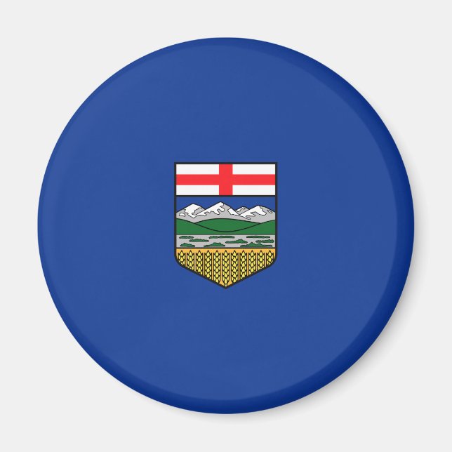 Imã Bandeira de Alberta (Frente)