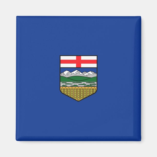 Imã Bandeira de Alberta (Frente)