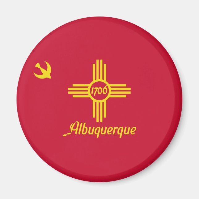 Imã Bandeira de Albuquerque (Novo México) (Frente)